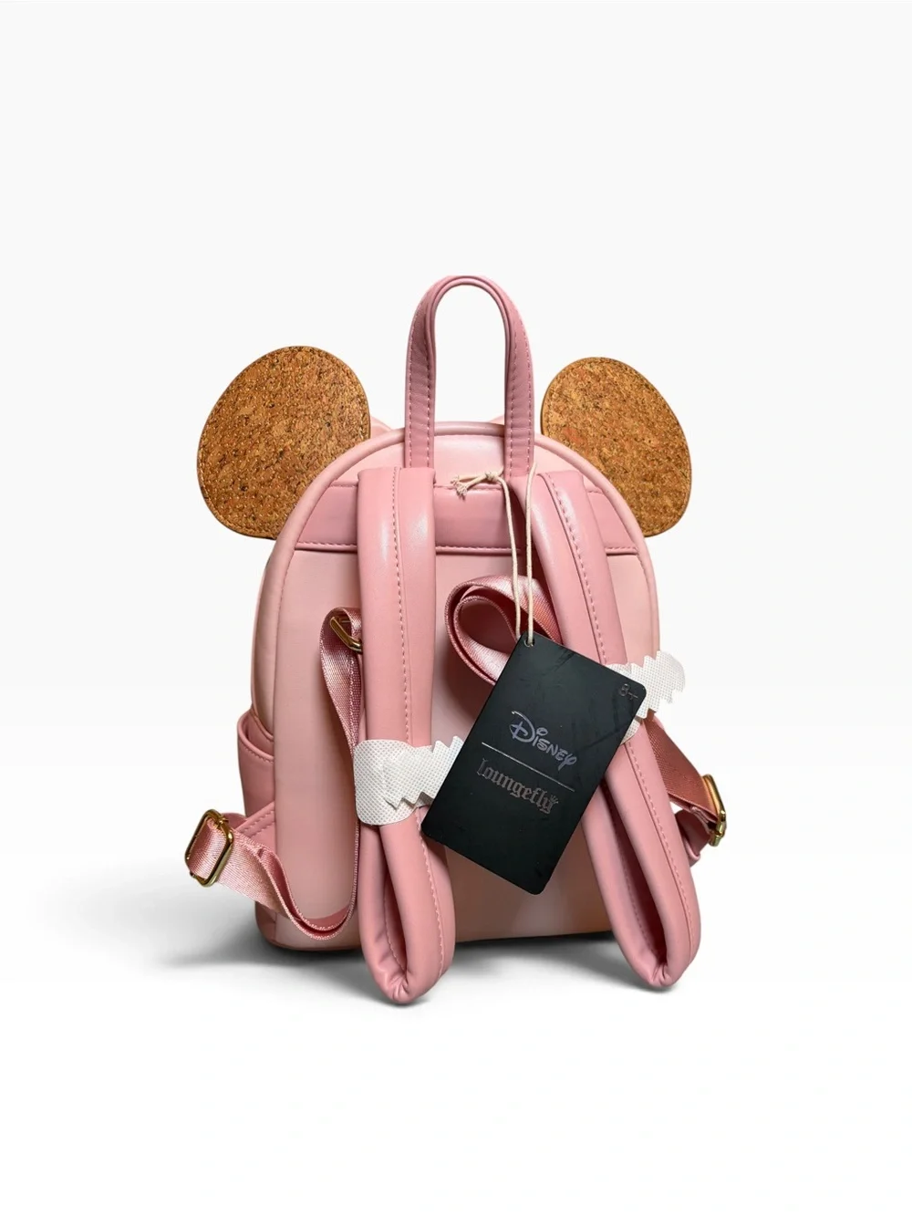 Loungefly Disney Pink Minnie Mouse Cosplay Corkboard Pin Collector Mini Backpack